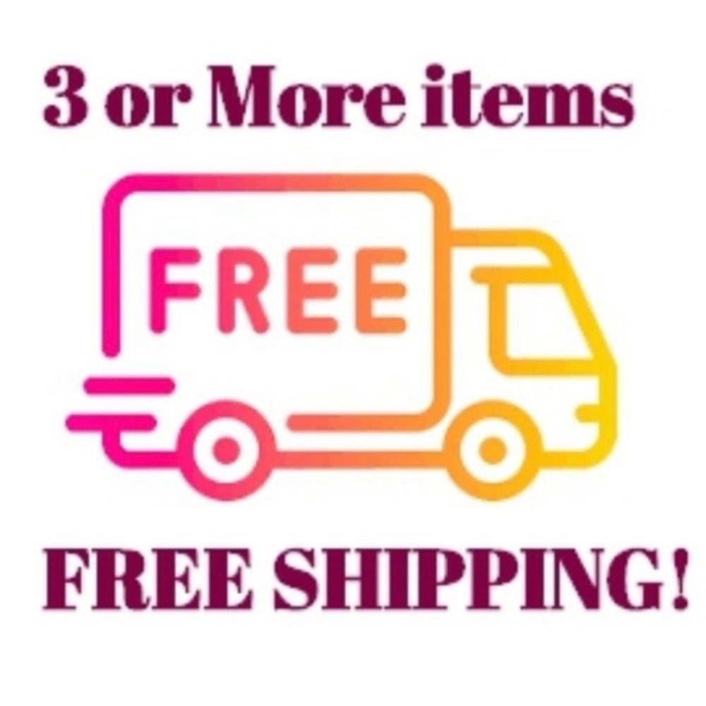 BUNDLE ANY THREE LISTINGS FROM MY CLOSET AND RECEIVE FREE SHIPPING